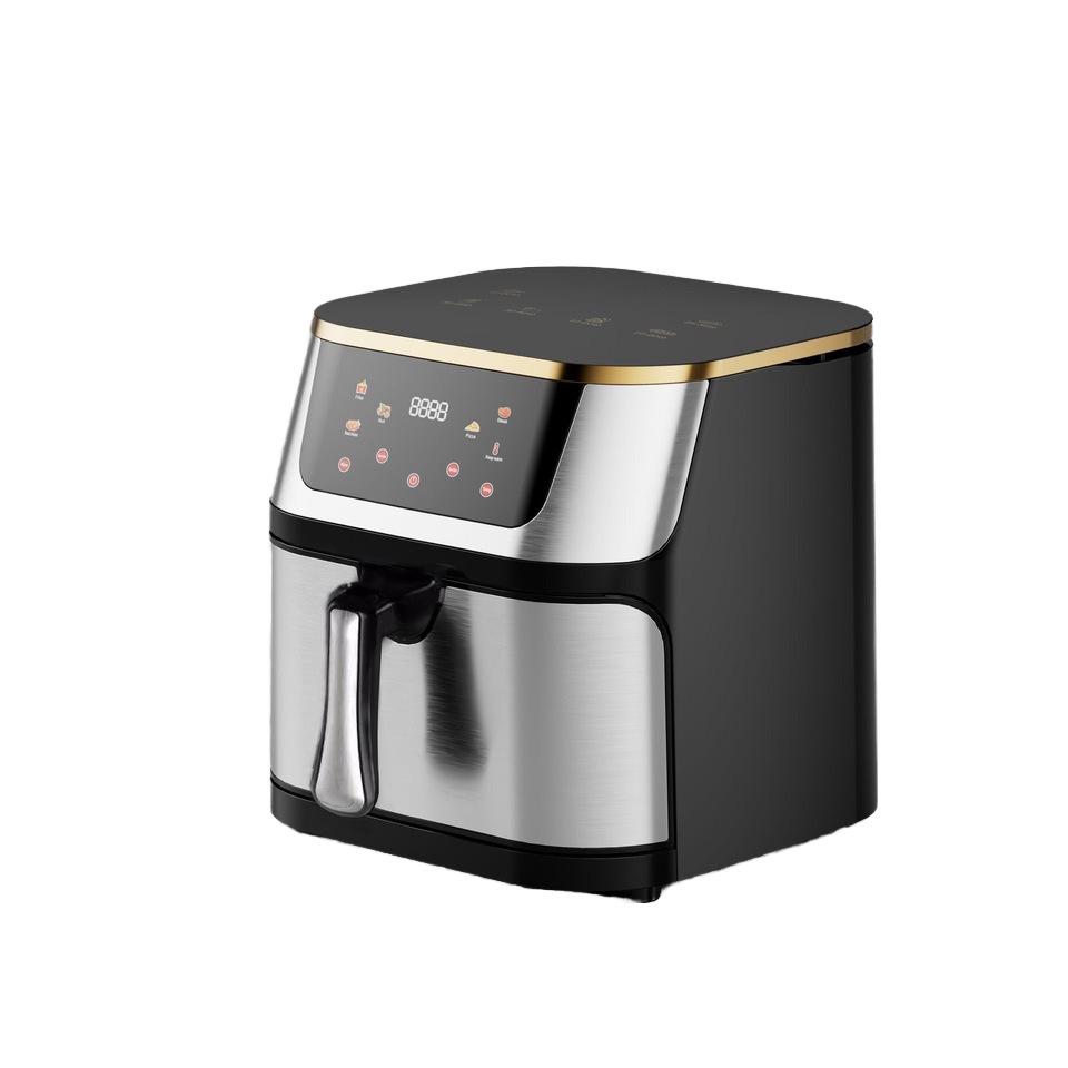 European Multifunctional Smart Electric Fryer, Stainless Steel Air Fryer with Large Capacity, Household Model