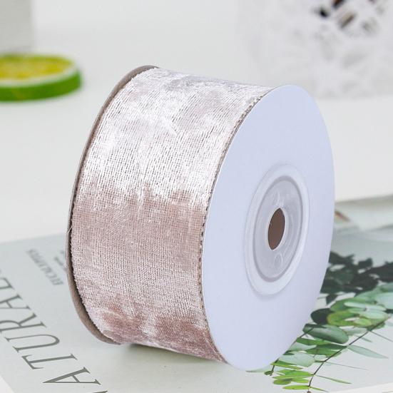 Single-sided Velvet Ribbon 30ft Colorful Multi-purpose DIY Craft Floral Arrangement Decoration Romantic Gift Ribbon