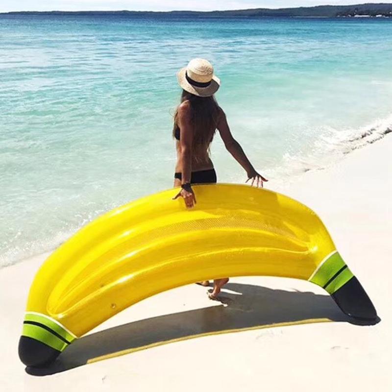 inflatable banana bed