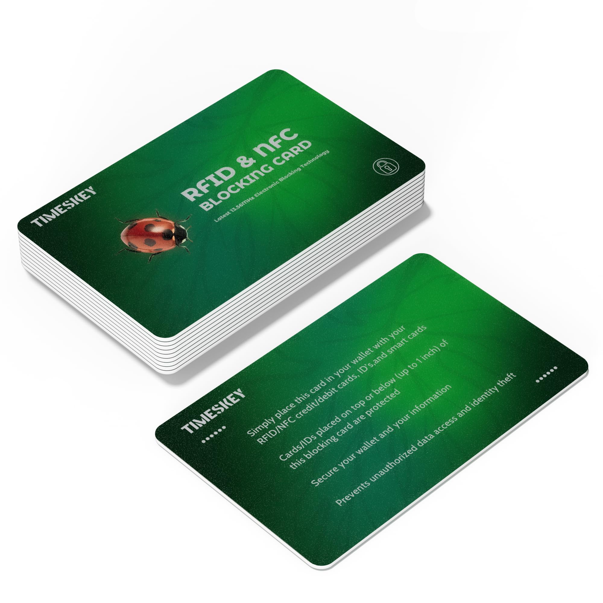 

RFID Blocking Cards Prevents Electronic Money Protects Credit IC Personal Information Protection Cards [Timeskey NFC] - Crime, Cards, Cards/Passports,