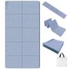 Rustuen Foldable Yoga 8mm TPE Wide Training Exercise 80cm X Thick Pilates Easy To Storage Bag Included Wide 8mm Mat, Material, 80cm, Thick, Mat, Mat,