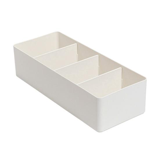 Adjustable Drawer Divider Box Multi-Compartment Drawer Organizer Desk Storage Box for Cosmetics Snacks with Removable Dividers