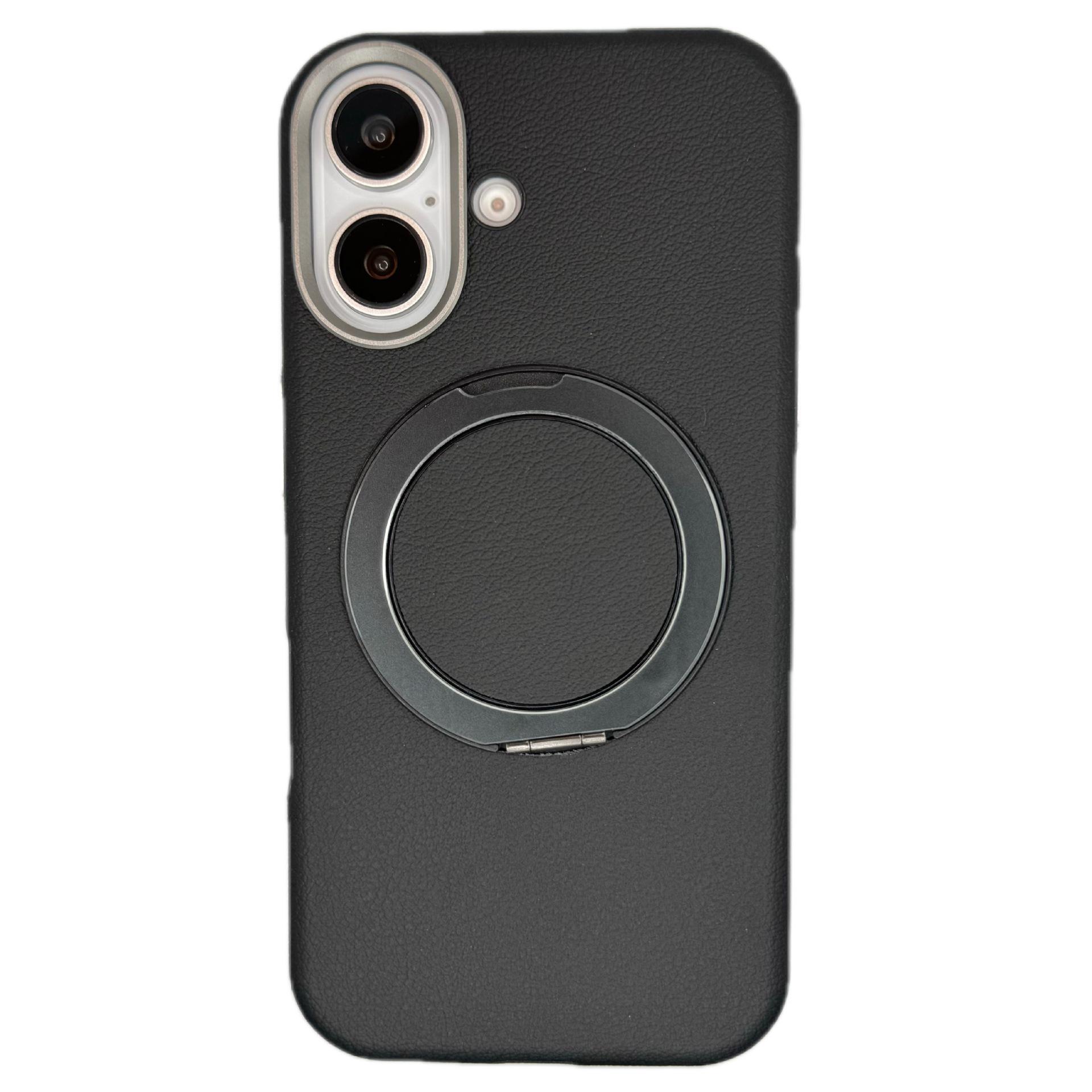 

iPhone 16 ProMax Business Leather Case with Rotating Magnetic Stand 14 Pro Max