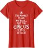 The Monkey Is Off My Back Sobriety Anniversary Sober Ladies' Crewneck T-Shirt