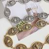 Flower Metal Waist Chain Vintage Ethnic Style Belt Bohemian Style Waistband  Beach Accessories