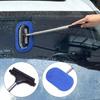SEAMETAL Retractable Car Windshield Wiper Blade Long Handle Rearview Mirror Window Glass Wash Cleaning Brush Auto Cleaner Wiper