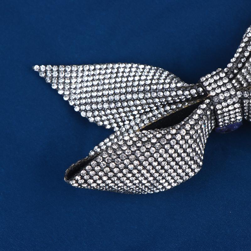 Luxury Rhinestone Brooches For Women Unisex Pearl Bow Knot Pins Banquet Party Backpack Gifts Jewelry Accessories