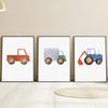 Classic Simplicity Cartoon Cars Art Posters Airplane Canvas Painting Children's Room Wall Art Pictures Home Aesthetic Decor
