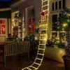 LED Santa Climbing Ladder Lights: Outdoor & Indoor Christmas Decoration