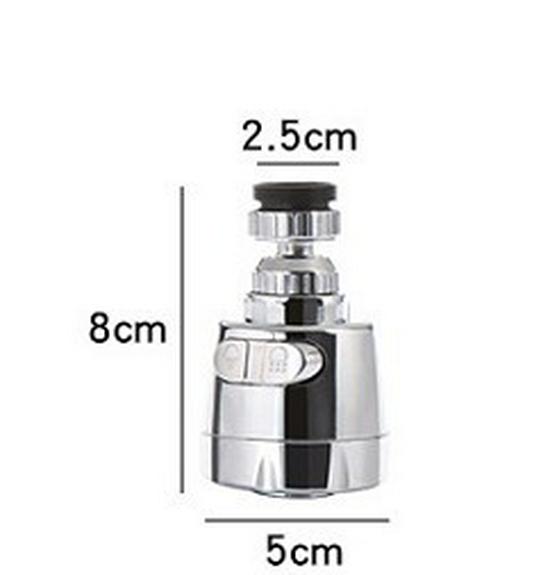 Universal Rotating Faucet Aerator Splash-Proof Extender