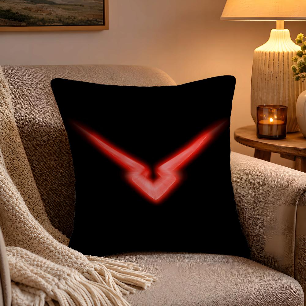 Classic Anime Code Geass Pillow Case Soft Plush Cushion Cover Double Print and Invisible Zipper for Sofa Home Car Use