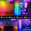 Newest Smart RGB LED Floor Lamp Remote APP Control Music 16 Million Color Changing Standing Mood Light with APP Remote Control