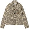 FW24 Duck Helston Jacket Camouflage Print Single-Breasted Long Sleeve Denim Jacket Men Jackets Khaki I033766-2I3-35