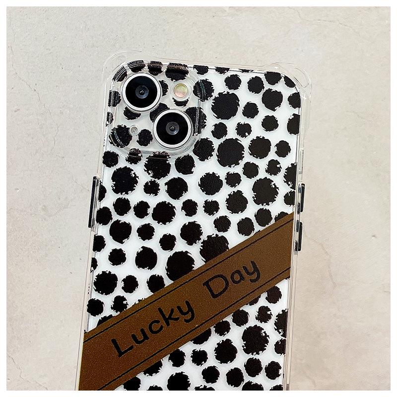 Leopard Print Crossbody Phone Case for iPhone 12 to 17/Pro Max with Lanyard