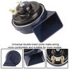 2pcs DC 12V 105dB Two Tone Motorcycle Car Snail Speaker Horn Waterproof Dustproof