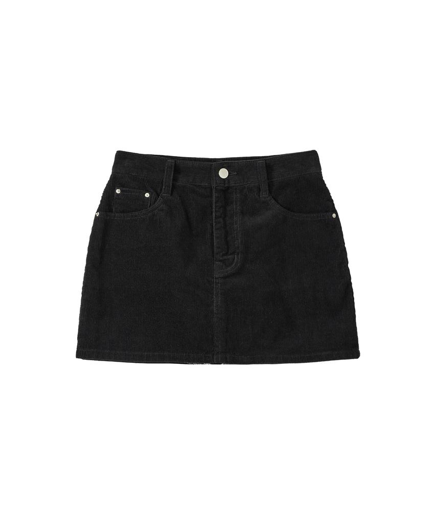 Pandora Fit Cott Ribbed Skirt (Black)