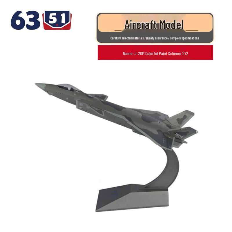J-20 Fighter Jet Model 1:72