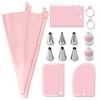 Nordic Disposable Piping Bags & Tips Set for Cake Decorating