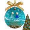 Friendship Ornaments for Women Friends 2D Acrylic Decorative Pendant for Christmas Tree Friend Keepsake Pendant for Colleague