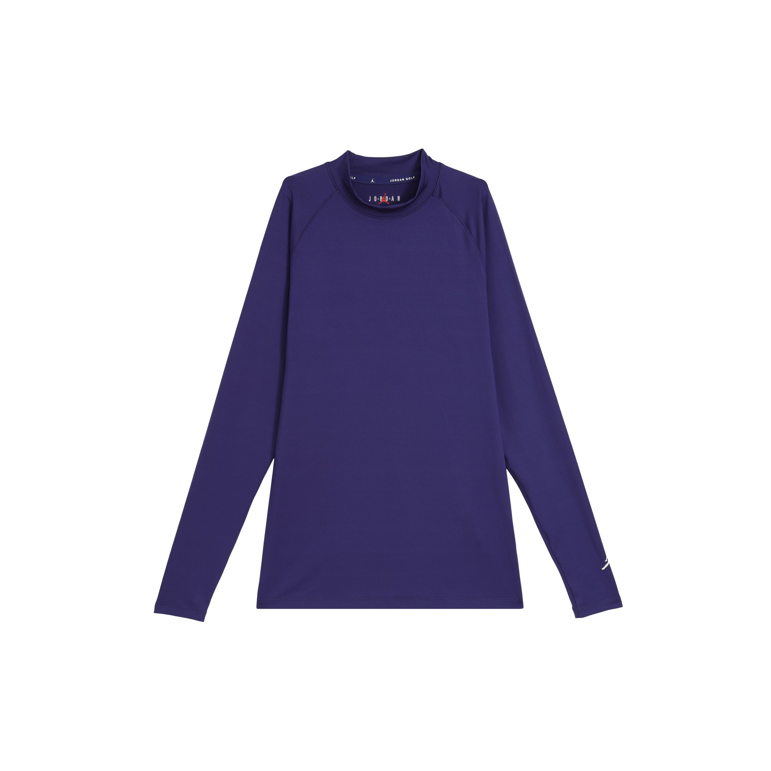 

Jordan однотонная приталенная футболка с рукавами реглан с круглым вырезом и длинными рукавами, мужские топы, фиолетовые FD8112-502 L