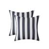 Home Geometric Stripes Graphic Simple Outdoor Waterproof Linen Pillowcase Sofa Chair Cushion