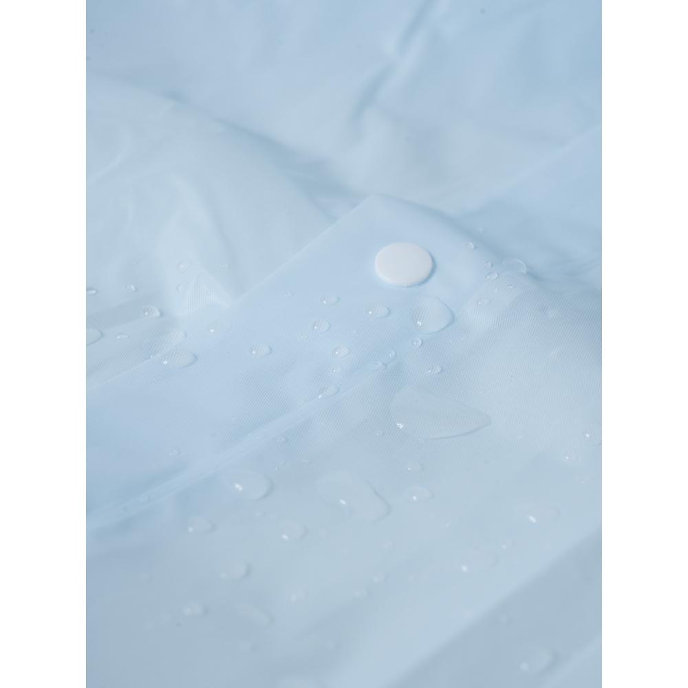 Daiso Long Size Adult Rain Poncho Blue