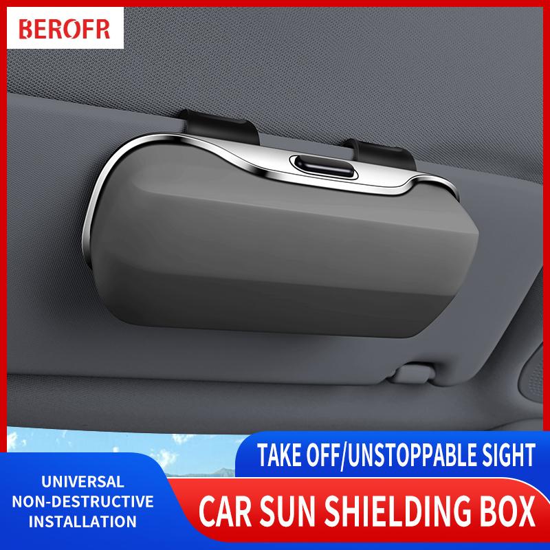 Exclusive For Mini R50 R53 R60 R61 F59 F56 R55 F55 F54 F54 Cooper Seat Sunglasses Holder Sun Visor Clip On ABS Eyeglass Case