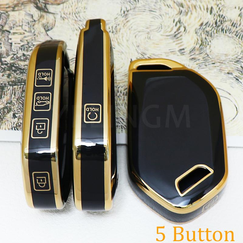 4/5/6/7/8/9 Bottons Car Smart Remote Key Case Cover for Kia Carnival EV9 Picanto GT Line 2024 Auto Shell Fob Holder Accessories