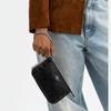 Coach Nolita 19 Heart Pendant Chain Handle Smooth Patent Leather Shoulder Bag Small Women shoulder bag Black CDY97-SVBK