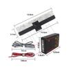 Luci stroboscopiche a LED della polizia Luci lampeggianti Fso Flash automatico Avvertimento Luce stroboscopica Ambulanza Lampada a 6 LED per auto con controllo cablato