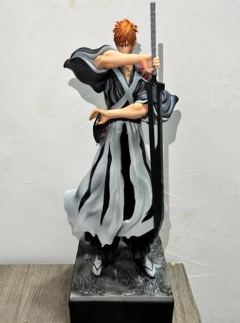 

Yiiinhaaai Kurosaki Ichigo Bleach Anime Figurine 35Cm Pvc Gk Figurine Collection Ornament Birthday Present For Anime Fans Statue