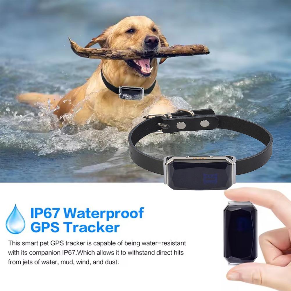 G12 Pet GPS Tracker Device Automatic Alarm Mini GPS Trackers Anti-Lost Device Locator IP67 Built-in 500mAh Battery