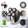 High Quality 5 in 1Multifunction 6 blade Portable rechargeable Wet Dry Mens Grooming electric waterproof face shaver for man