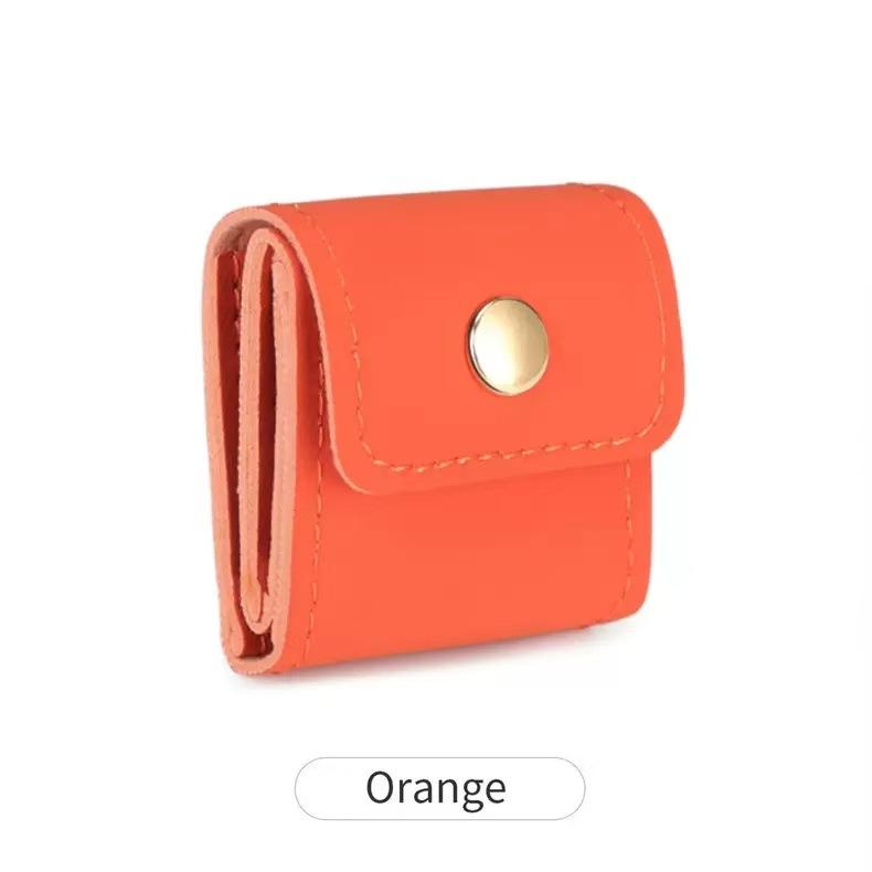 Portable Mini Jewelry Organizer Bag with Multiple Compartments for Rings Necklaces Earrings Travel Storage Case
