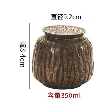 

Ceramic Tea Caddy Storage Tank Tea Box Moisture-proof Sealed Jar Candy Jar Teas Container Food Organizers Storage Bottle