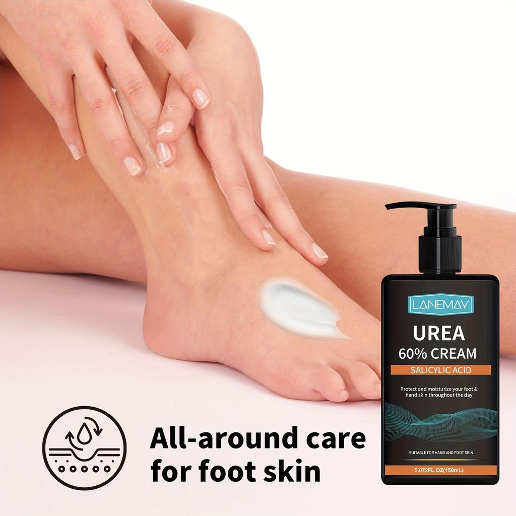 Lactic Acid 60% Cream and Salicylic Acid - Strong Moisturizing for Dry, Rough Skin - Deep Repair of Cracks, Quick Absorption Cream