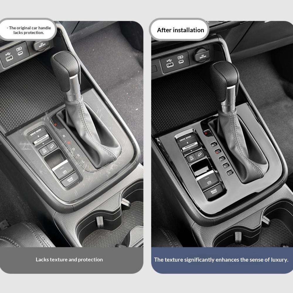 Passend für Honda CRV Breeze 2023-2026 Schaltknauf-Panel-Rahmen Kraftstoff-Mittelkonsole Schaltstellungs-Dekoration
