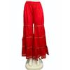 @Ladies Red Rayon Sharara UKS73-80%OFF