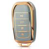 Jingyuqin 2/3/4 Buttons Soft TPU Car Key Cover Case For Toyota CHR Hilux Land Cruiser 200 Camry Corolla RAV4 Highlander Crown