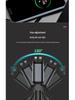 Starry Sky Multi-Function Car Charger: Dual Retractable Cables & Projector Light.
