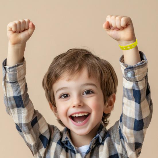 2 ks Silikonové náramky s přívěsky pro děti Nastavitelný náramek