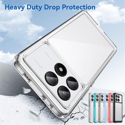For Xiaomi Poco X6 Pro Case Xiaomi Poco X6 X6 Pro 5G Cover Luxury Clear TPU Case Shockproof Silicone Protective Phone Back Cover