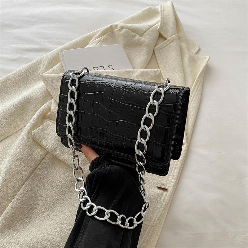 Stone Pattern Fashionable Bag for Women In Summer New Style This Year's Popular Simple Shoulder Bag for Commuting Underarms