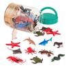 Terra Sea Animal World - Set of 60 Sea Creature Figures (12 Species) - Animal Toys for Ages 3 and Up - Authentic