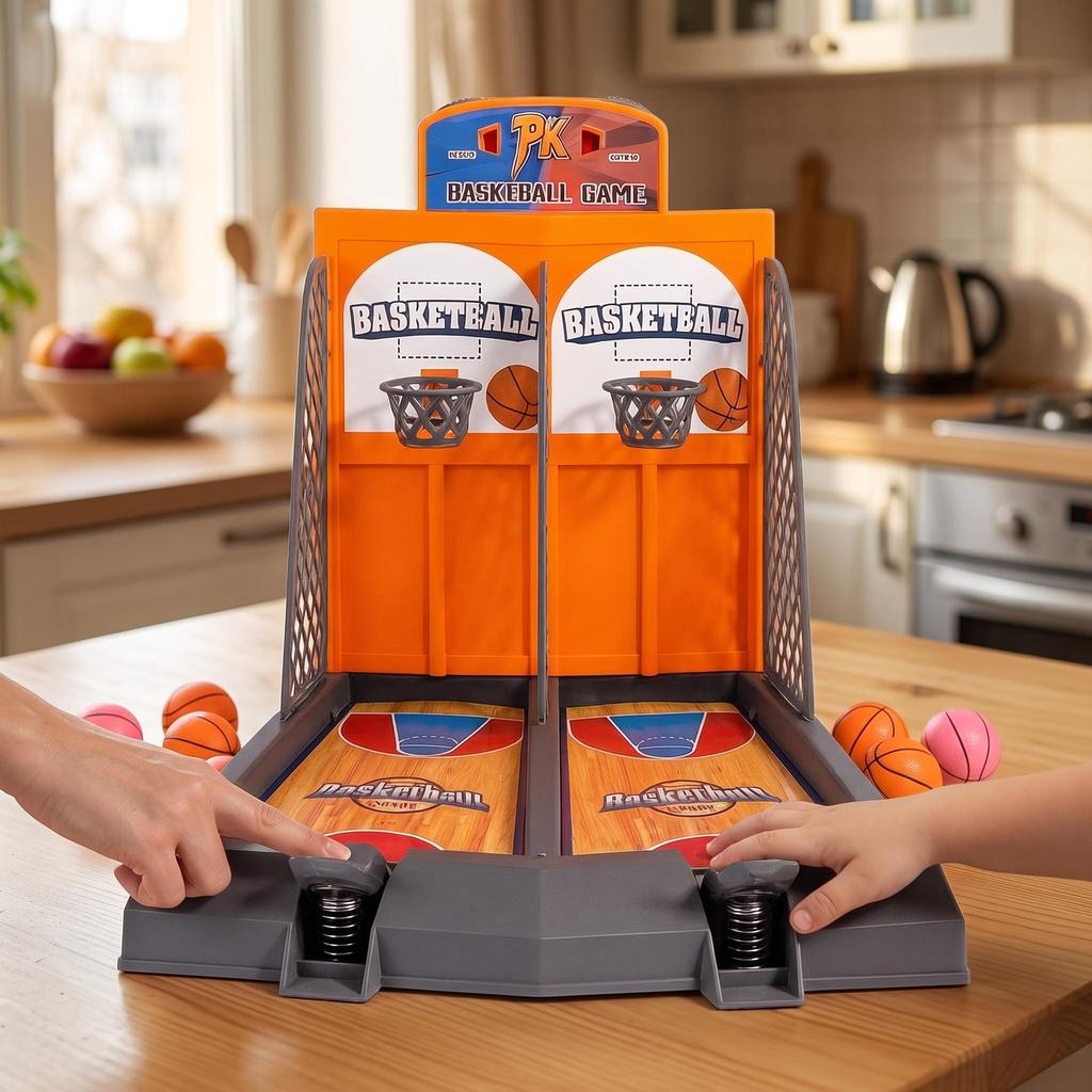 Tabletop Basketball Game for Kids, Two Player Mini Desktop Toy