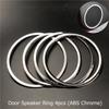 High Quality Door Speaker Decoration Circle Cover Trim Ring Stickers Case For KIA K2 Rio 2011-2016 Car Styling