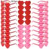 30 Pairs Per Set Heart Shaped Sunglasses Cute Rimless Solid Color Beach Vacation Shades Women Fashion Design Rave Sun Glasses