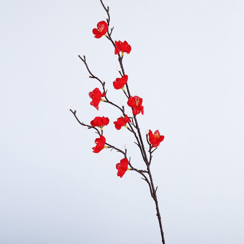 Chinese Plum Blossom Artificial Wedding & Home Decoration Flower Arrangement Ornament