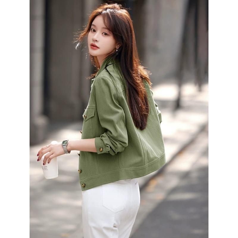 

Повседневный дизайн и стиль рабочей одежды куртка Весна Новая куртка с разрезом по низу женская куртка 2XL