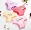 5PC  Baby Cartoon Underwear Girls Cotton Briefs Underpant Children Panties Short 2-10Years